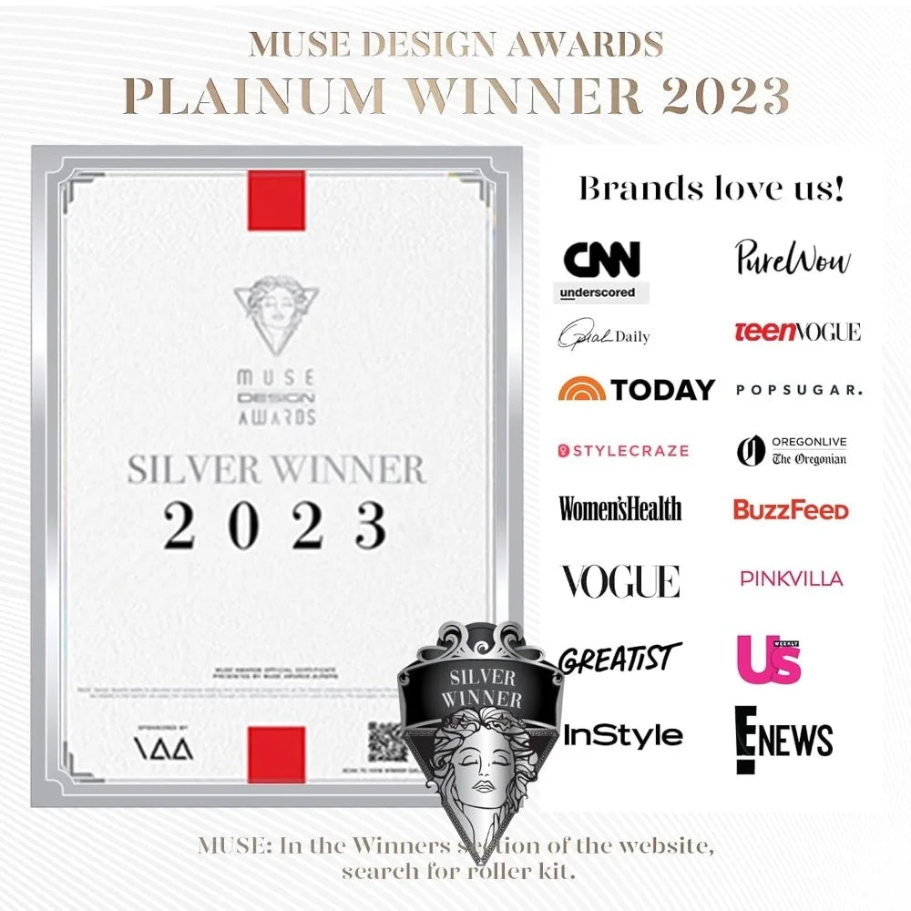 BAIMEI IcyMe Jade Roller & Gua Sha, Self Care for Men Women, Massager for Face, Eyes, Neck, Relieve Fine Wrinkles - Rose Quartz